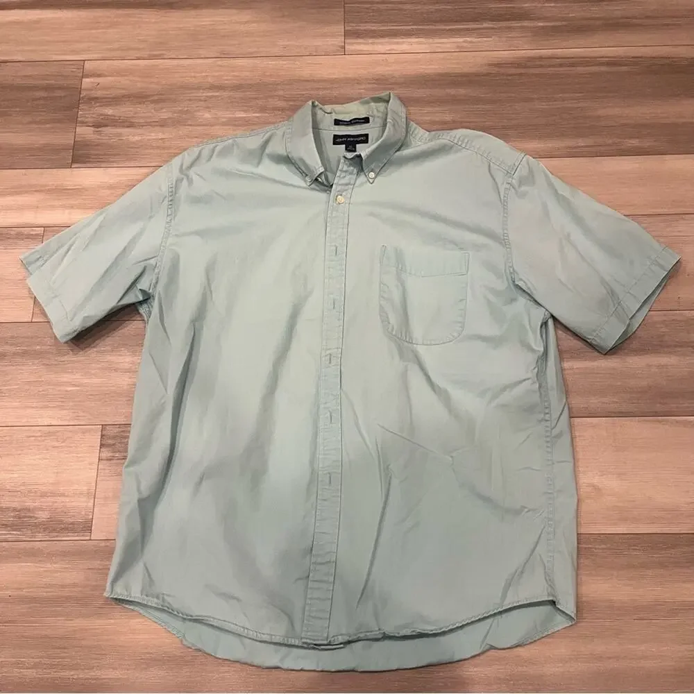 John Ashford Aqua Cotton Shirt